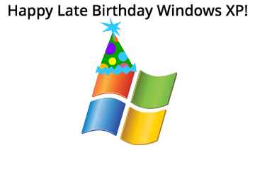 Happy (Late) Birthday Windows XP!
