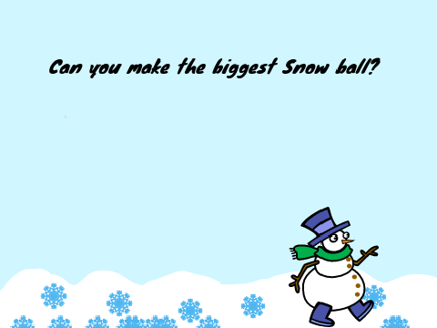Collect the Snow Flakes!