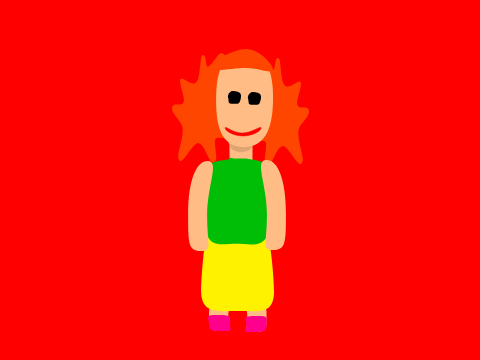 Red-haired girl