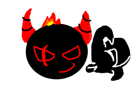Demon for scratch smash cubes "cobbel"