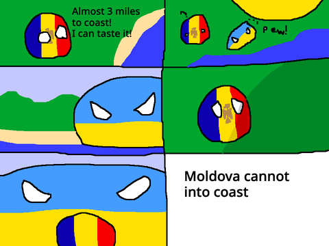 Moldova cannot into coast