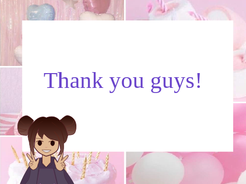 Pre is 13~ A special thank you
