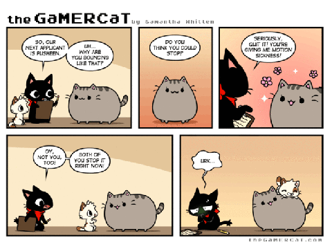 The Gamercat (featuring pusheen)