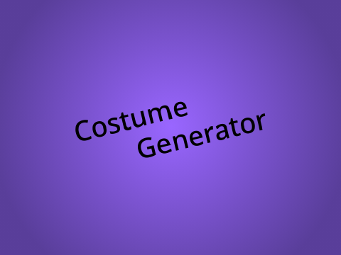 Costume Generator