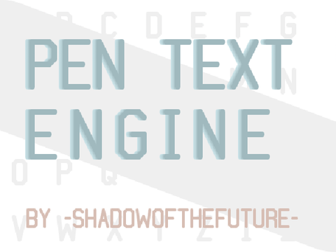 Pen Text Engine -
