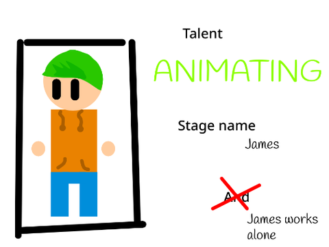 James got talent!