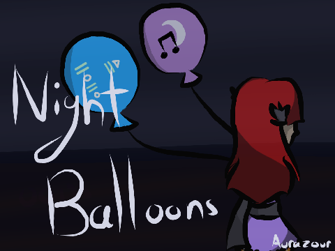 [Original Song] Night Balloons [Kikyuune Aiko and Yorune Mimi]