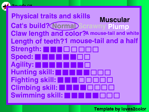 Warriors RPG fill out bio remix