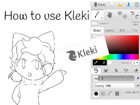 How to use Kleki for drawing