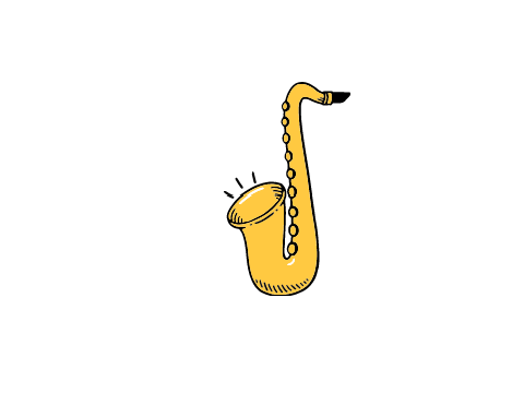 Make a song on a Saxophone
