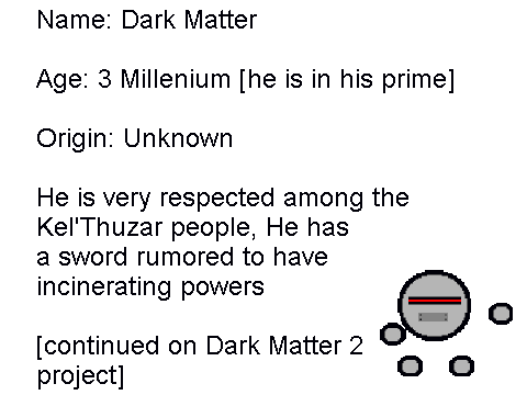 Dark Matter Profile [4 my new show]