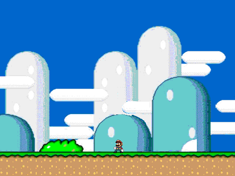 Mario Scroller (Terrain, Scrolling)