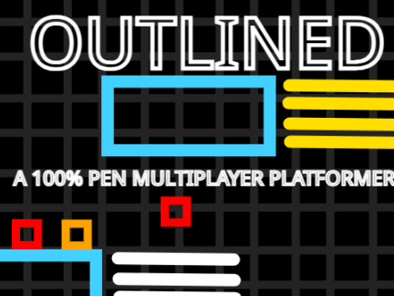 Outlined || A 100% pen multiplayer platformer #games #all