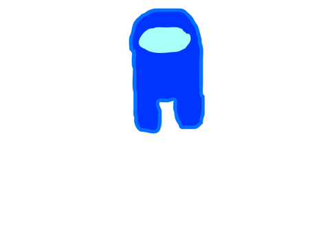Among us blue