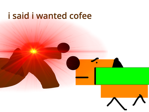 RPG Stick dog VS. coffee Karen