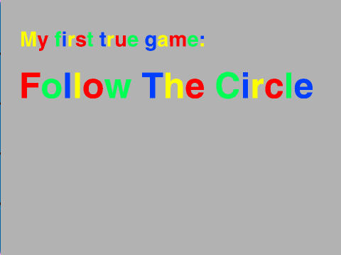 Follow The Circle