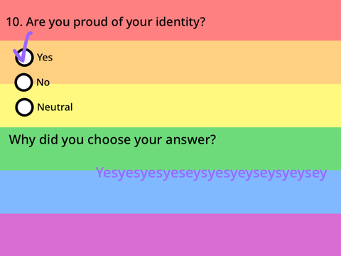 LGBTQ+ Survey my answer