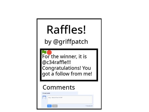 The Life of Griffpatch's Raffle
