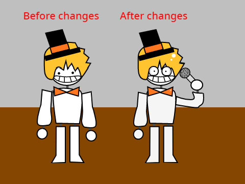 some changes to the model