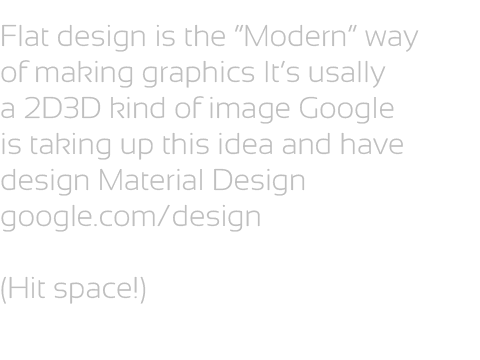 Flat Design