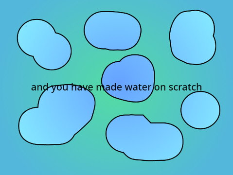 how to make water on scratch