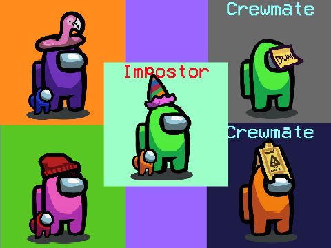 My Among Us Characters