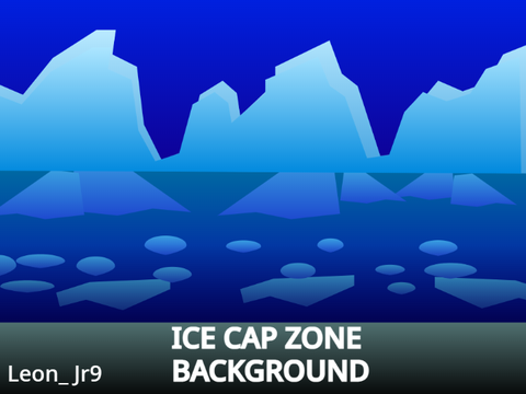 Vector Ice Cap Zone Background Art