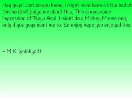 Tsuyu Asui voice impression!