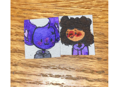 Me and my main oc(i guess????)