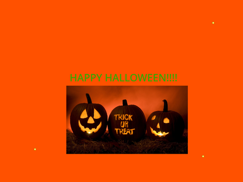 HAPPY HALLOWEEN!!