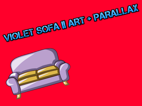 Violet Sofa || Art + Parallax
