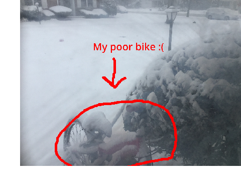 There's a peaceful Snowstorm