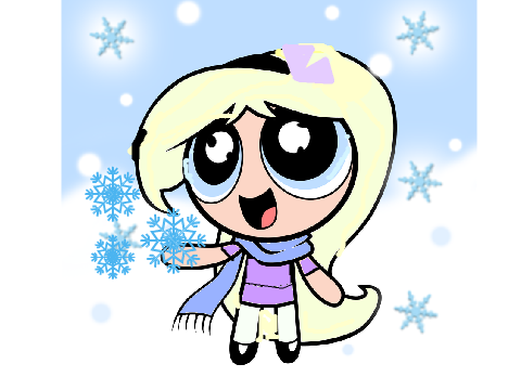 winter girl colouring contest CC open remix/little elsa
