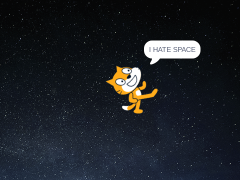 space be like..