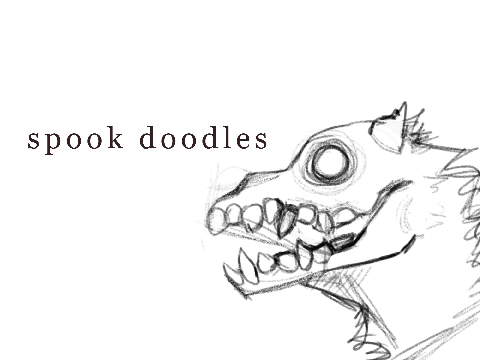spooky concept doodles