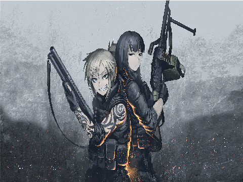 Thorn and Eliza but genderbent?