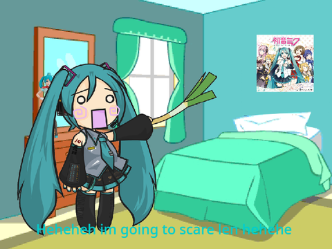 miku scares len E3 S3