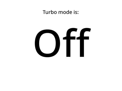 ⭐️ Turbo Mode Detector ⭐️ fixed