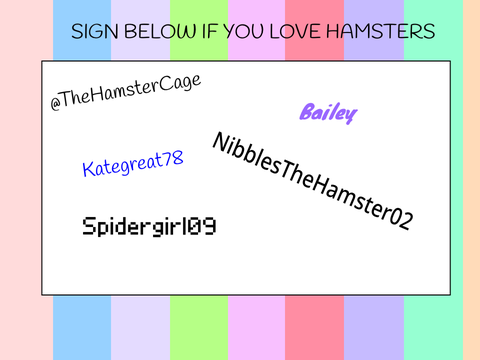 Sign This Project if You Love Hamsters! remix remix remix remix