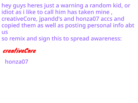 warning: PLEASE REMIX AND SIGN remix