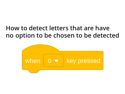 How to detect letters such as ö and /