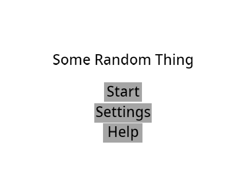 Simpler Menu Mechanics