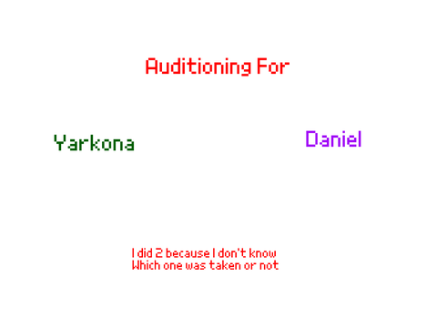 Imposer audition