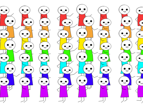 The White-Headed Guys' Rainbow