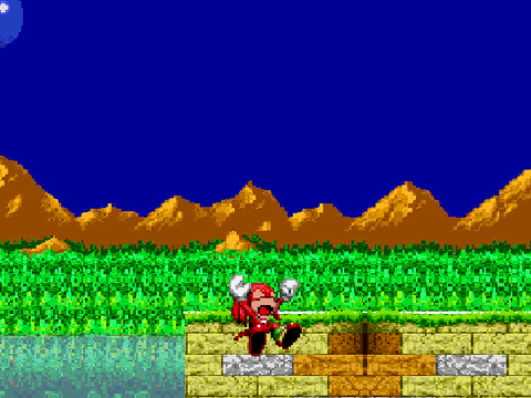 Knuckles in S2C Aquatic Ruin Cutscene  remix