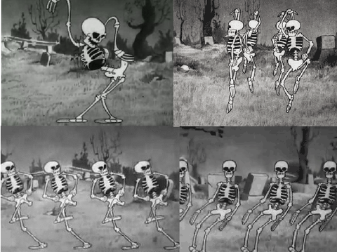 Spooky Skeletons remix