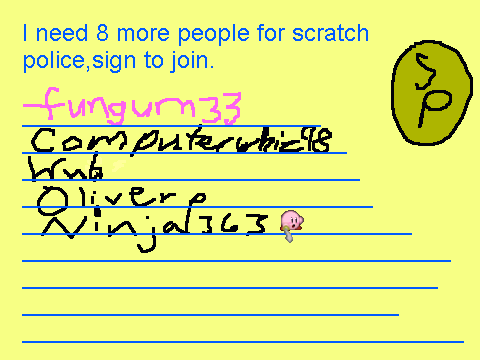 Scratch Police wanted!