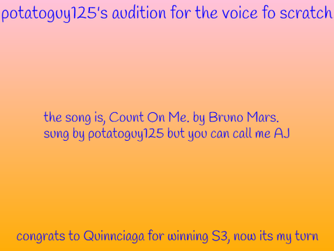 potatoguy125's audition