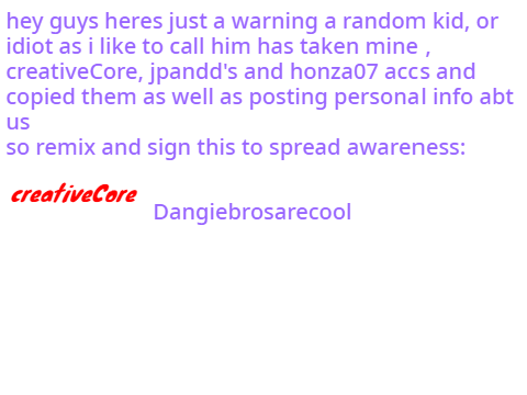 warning: PLEASE REMIX AND SIGN remix