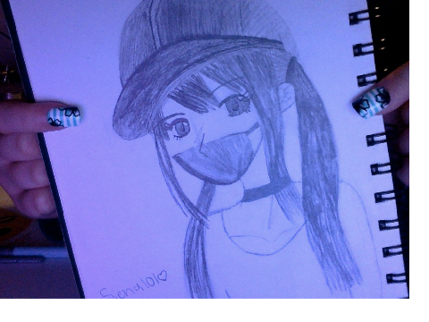 MY DRAWING OF A GIRL!